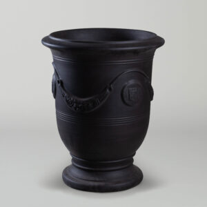 Ornamenti Anduze Vase Natural Black terracotta