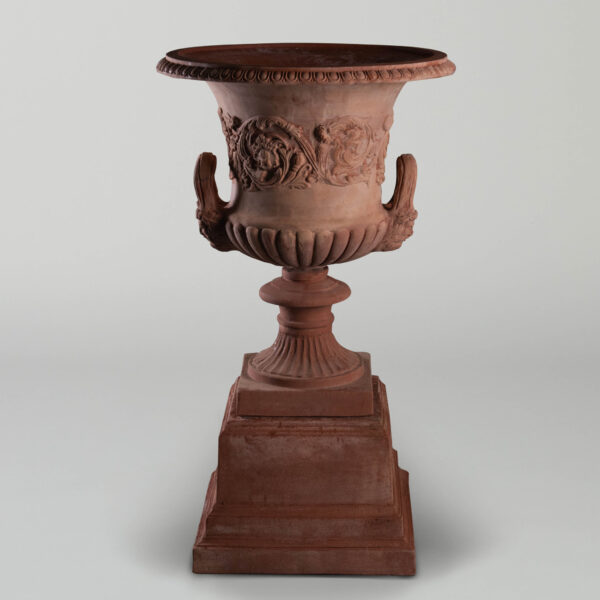 Ornamenti Acanthus Urn and Pedestal state vase
