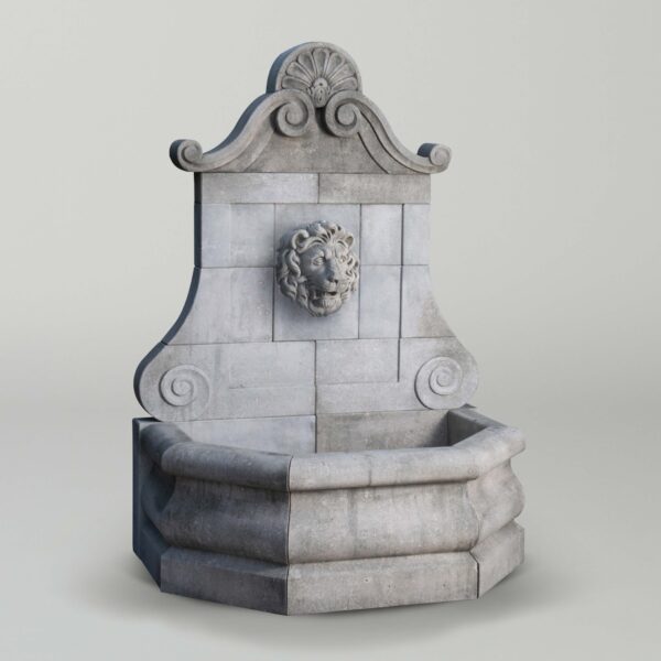 Ornamenti Veneto Wall Fountain with lion wall mask
