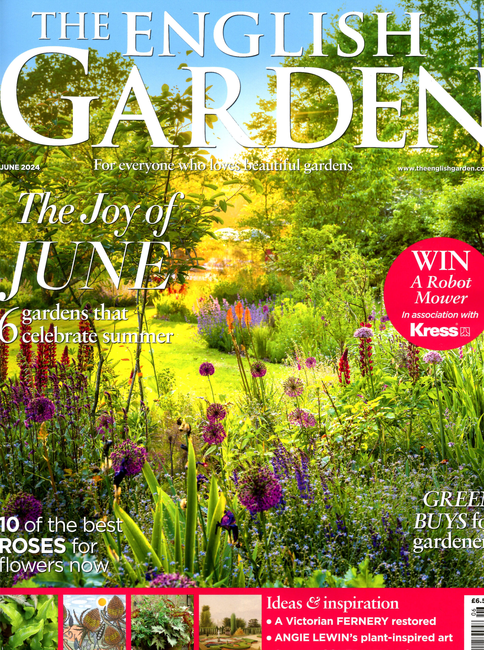 The English Garden June 2024 featuring ORNAMENTI garden ornaments