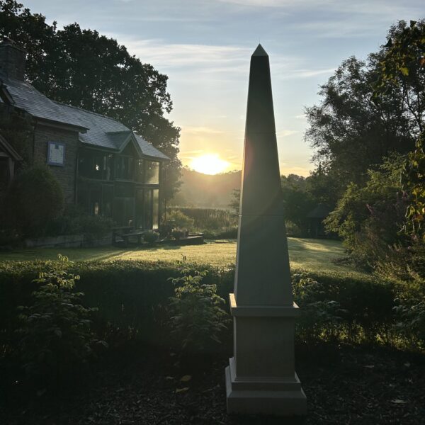 ORNAMENTI Landscape Obelisk aligns with the sunrise in Wales